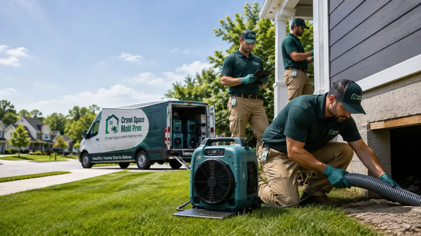 Crawl Space Mold Removal in Caledonia, OH